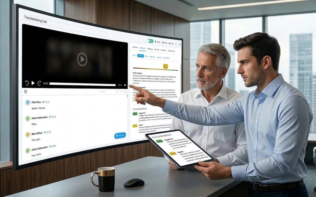 Conversation intelligence and sales coaching